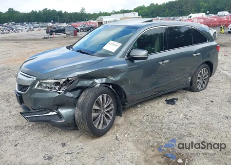 2015 Acura Mdx Technology Pkg W/Entertainment Pkg из США, поврежденный, VIN 5FRYD3H65FB011005